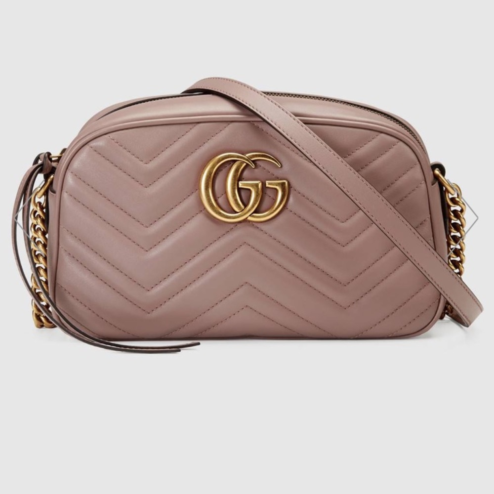 GG Marmont small matelassé shoulder bag